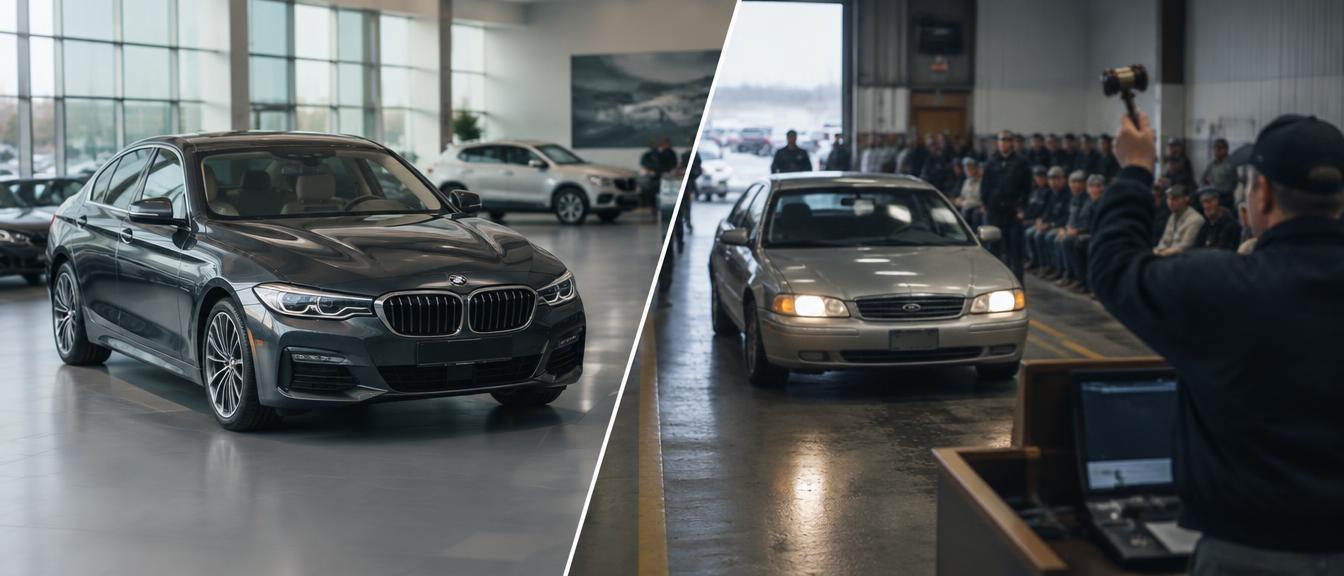 Dealer stock or auction? Choosing the right way to source a car